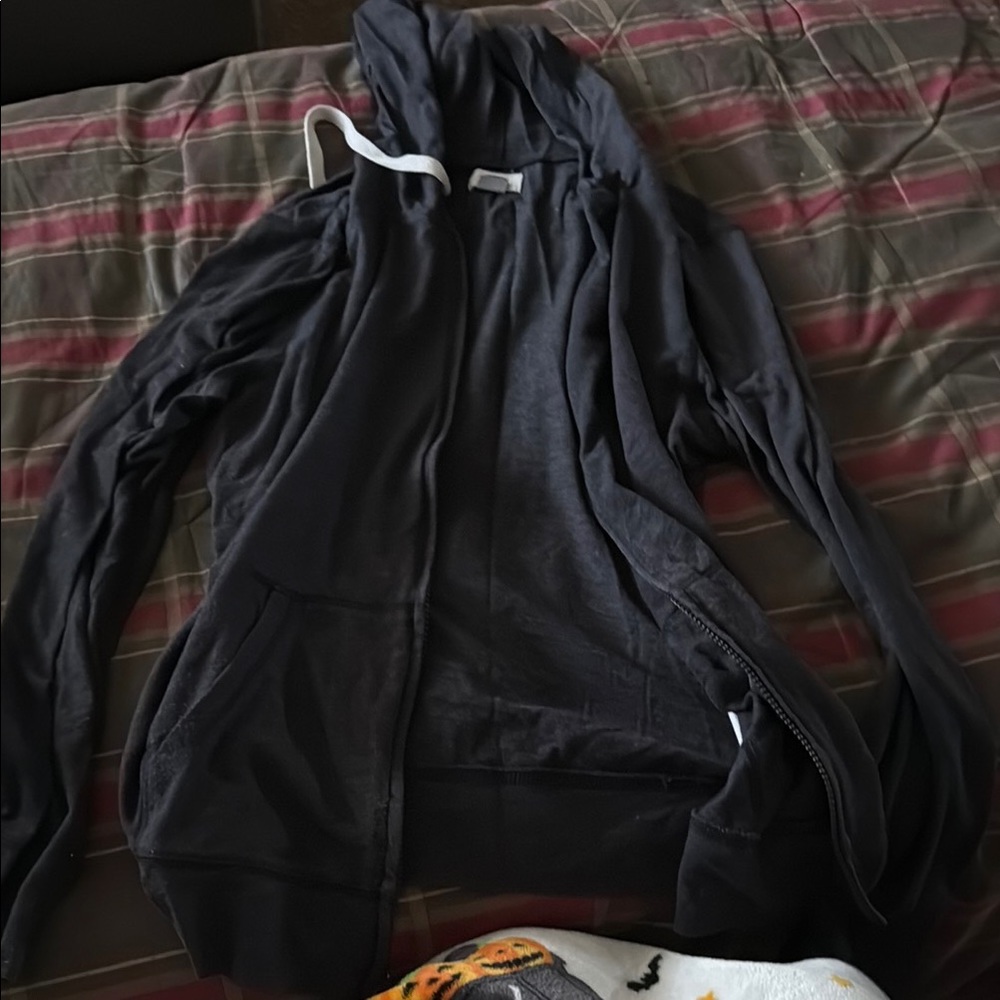Old Navy Black Zip-Up Hoodie